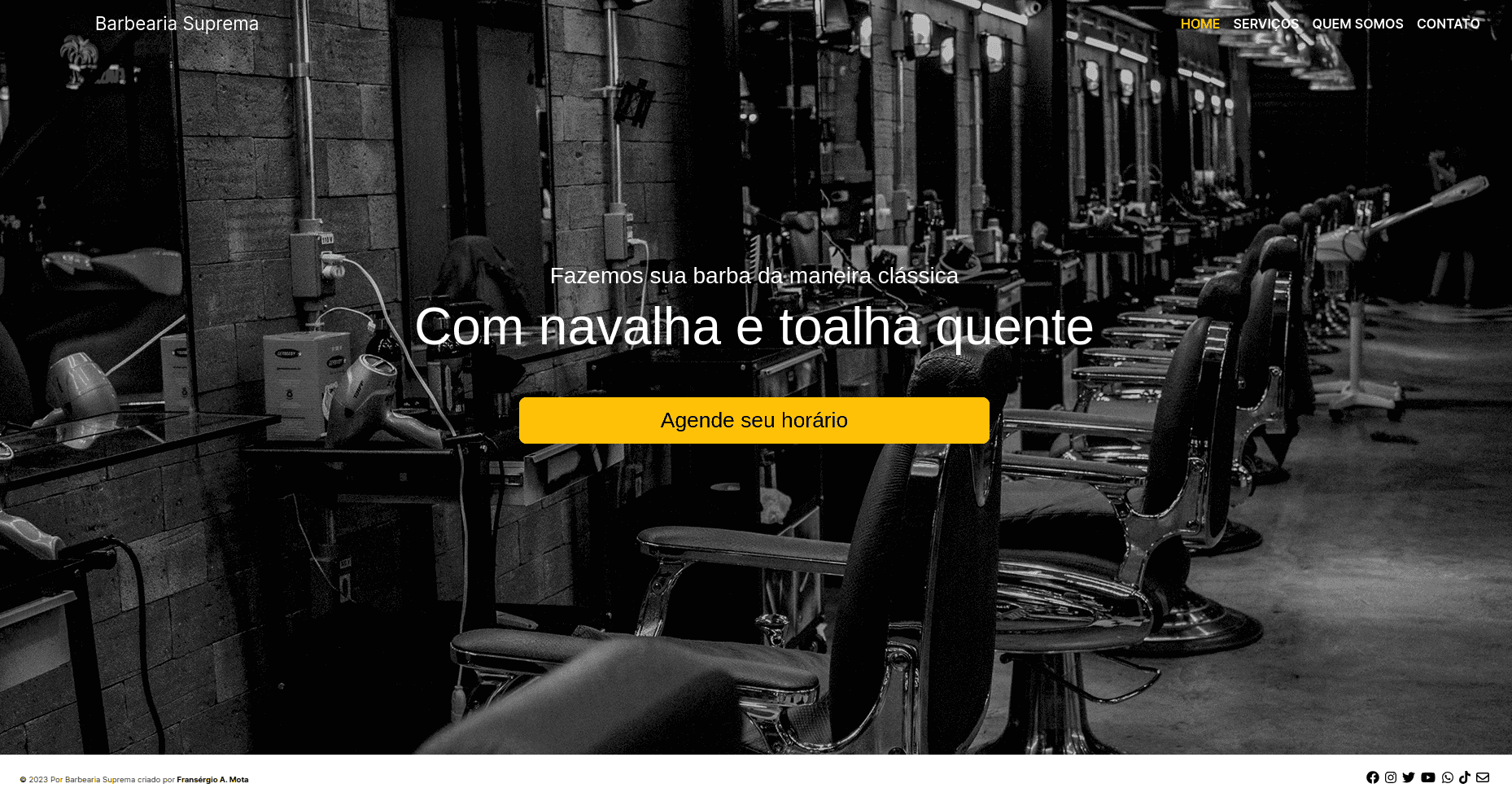 Projeto: Website Barbearia Suprema